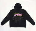 Sp5der P*nk Hoodie Black