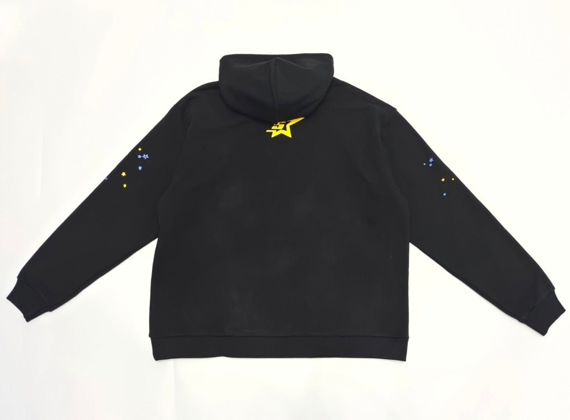 Sp5der P*nk Hoodie Black