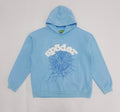 Sp5der Web Hoodie Sky Blue