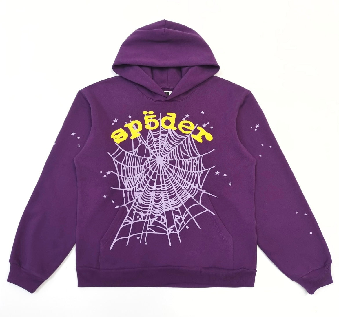 Sp5der Star OG Web V2 Hoodie Purple