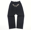 Sp5der VVS Rhinestone Sweatpants Black
