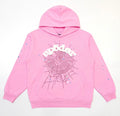 Sp5der OG Web Hoodie Pink