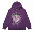 Sp5der Web Hoodie Purple